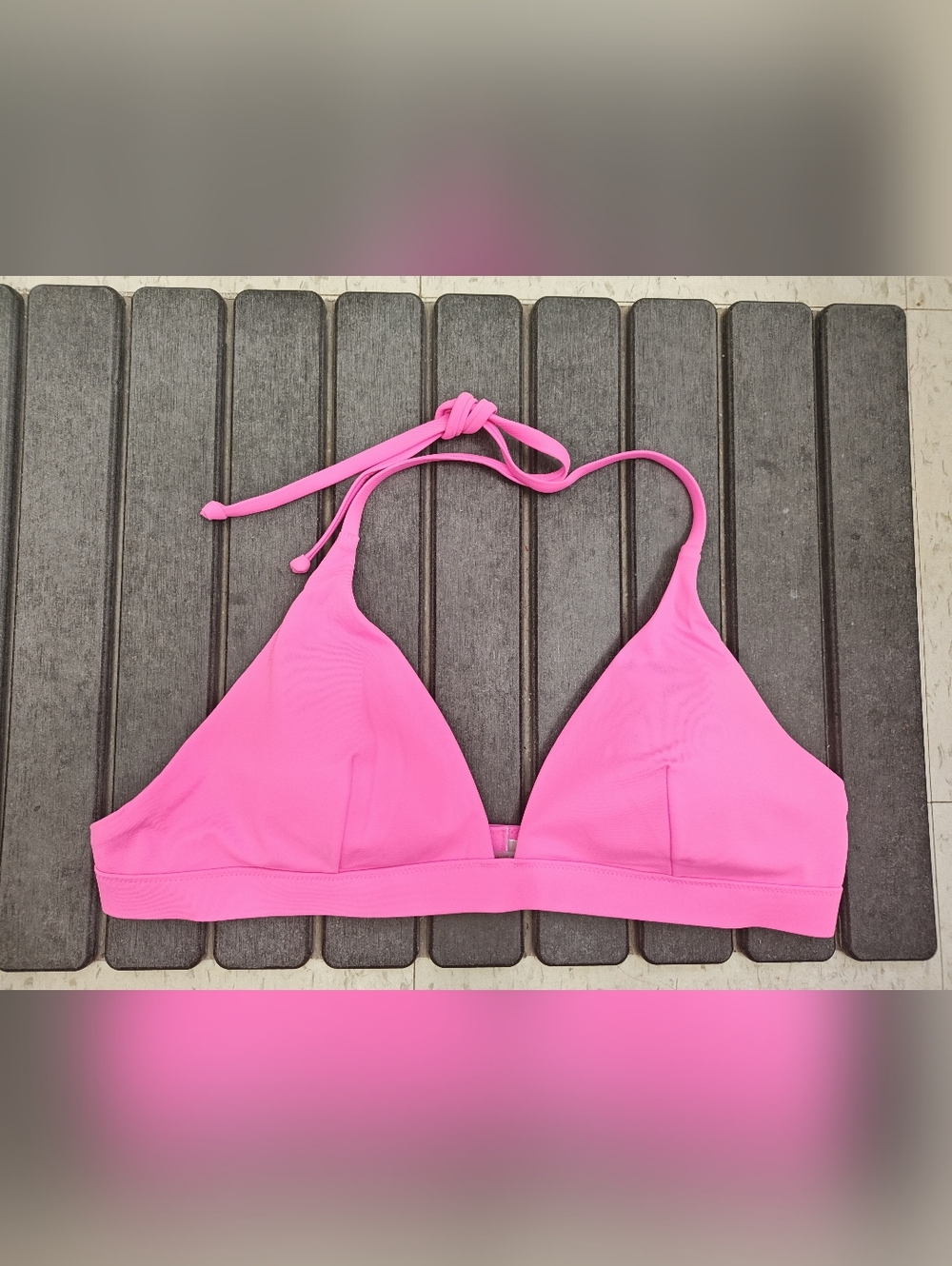 Victoria Secret Triangle Halter Bikini Top